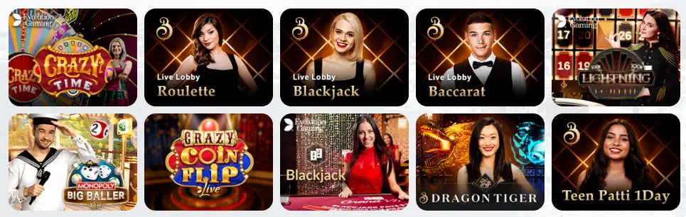 Jeux de casino en direct Pledoo Casino