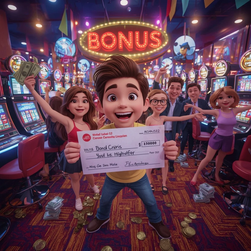 bonus dans les mains de l'homme au casino Pledoo Casino