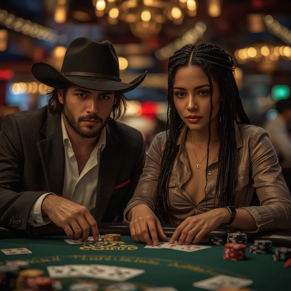 photo de deux joueurs de poker Pledoo Casino